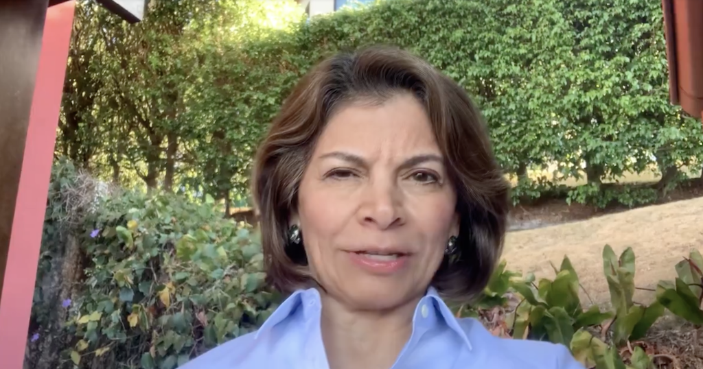 Laura Chinchilla instó a los costarricenses a votar y dejar de lado “las voces del odio”