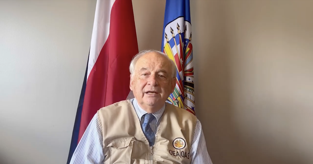 Jefe de observación de la OEA pidió a costarricenses salir a votar para fortalecer democracia