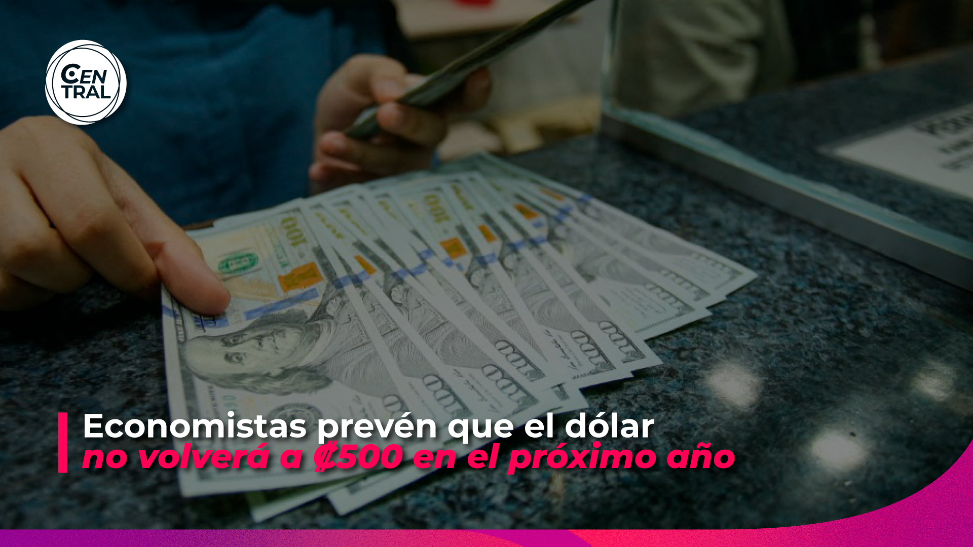 Economistas prevén que dólar no vuelva a ₡500 en el próximo año.