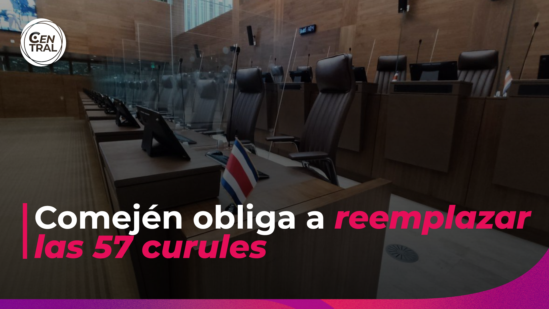 Comején obliga a renovar las 57 curules de la Asamblea Legislativa