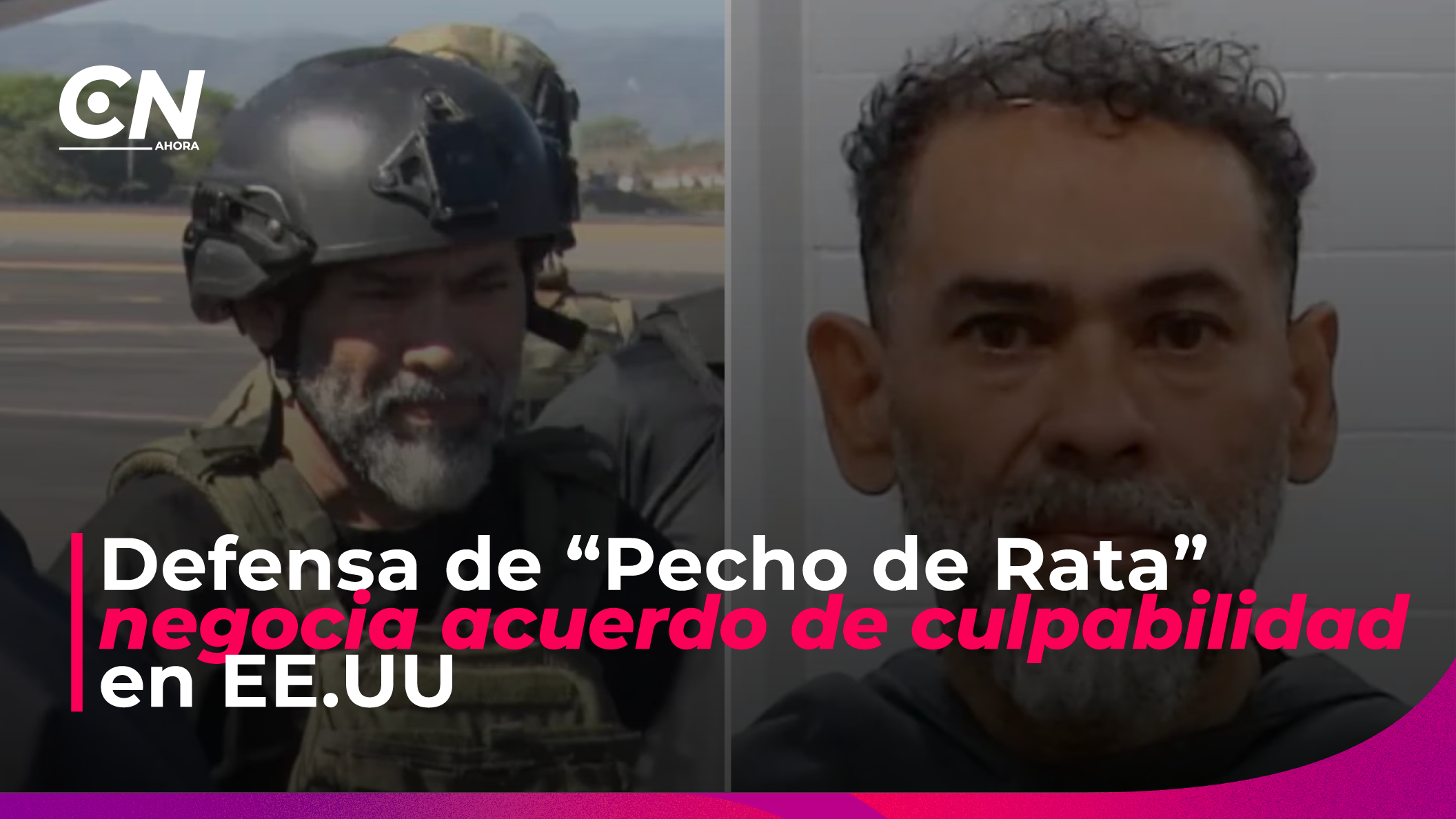 Pecho de Rata analiza acuerdo de culpabilidad en Estados Unidos.