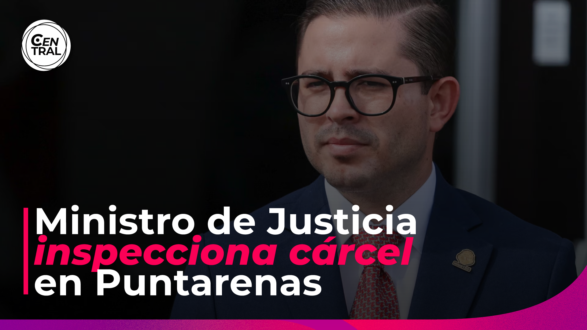 Ministro de Justicia realiza operativo en cárcel de Puntarenas y ordena traslado de privados de libertad