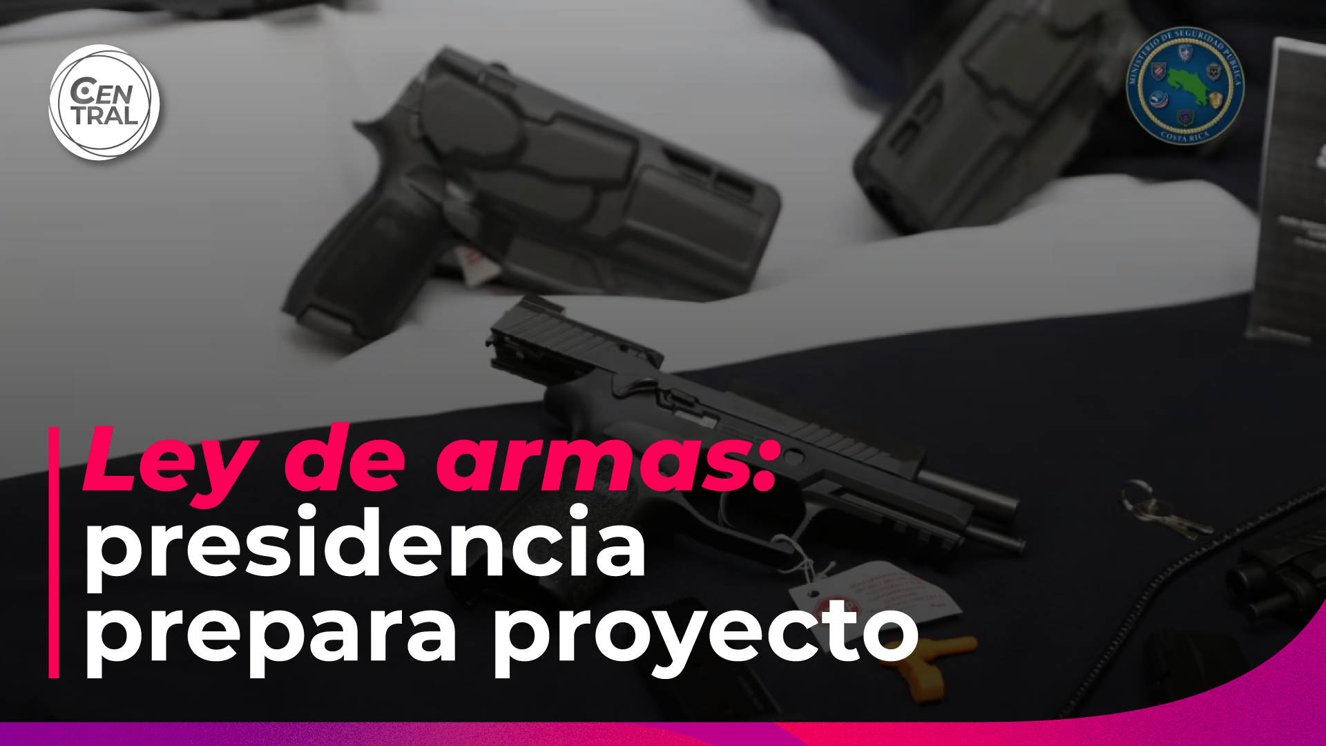 Gobierno prepara reforma a la Ley de Armas para endurecer penas y fijar prisión preventiva por portación de fusiles