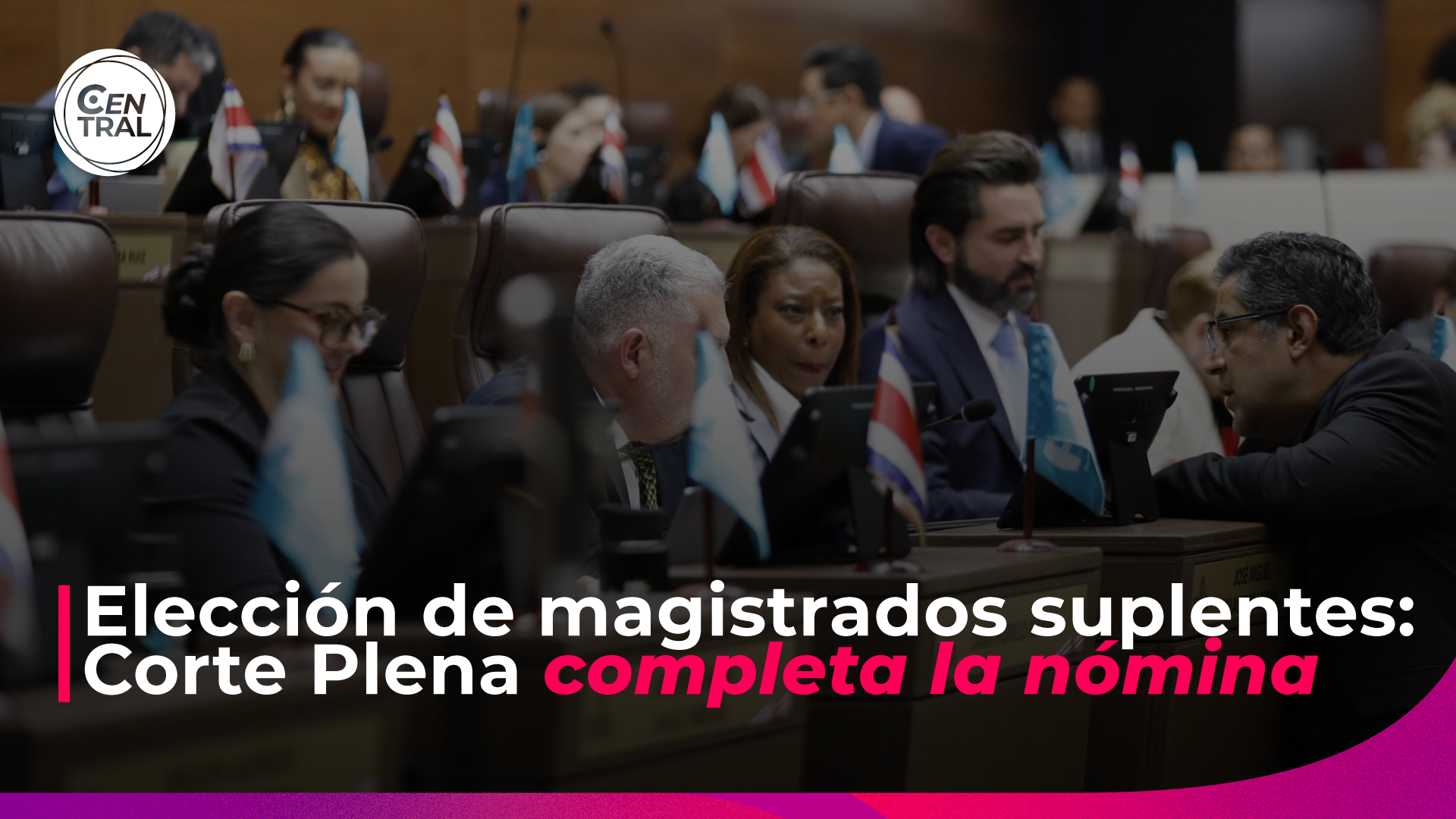 Corte Plena envía seis nuevos nombres a la Asamblea para elección de magistrados suplentes.